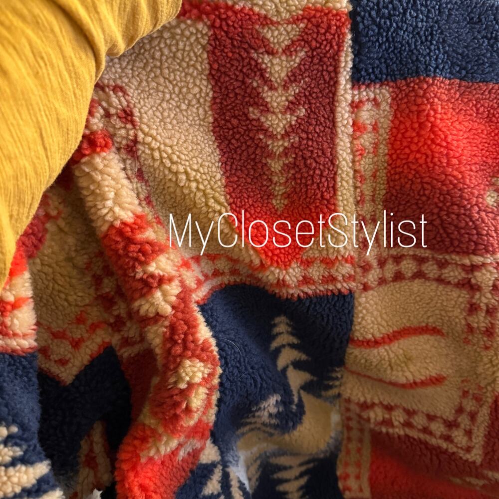 Anthropologie Sherpa Full Length Coat NEW Small Pilcro RARE one of a kind jacket - Picture 6 of 7